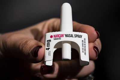 Narcan container