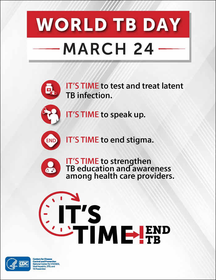World TB Day is March 24