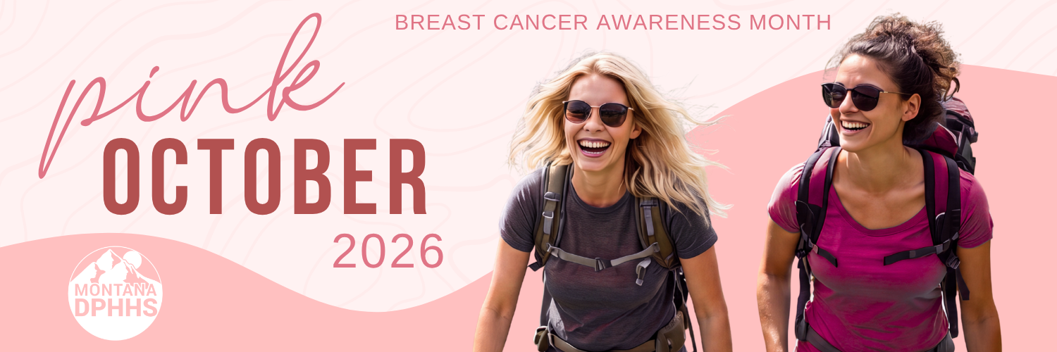 October Breast Cancer Awareness Month Banner