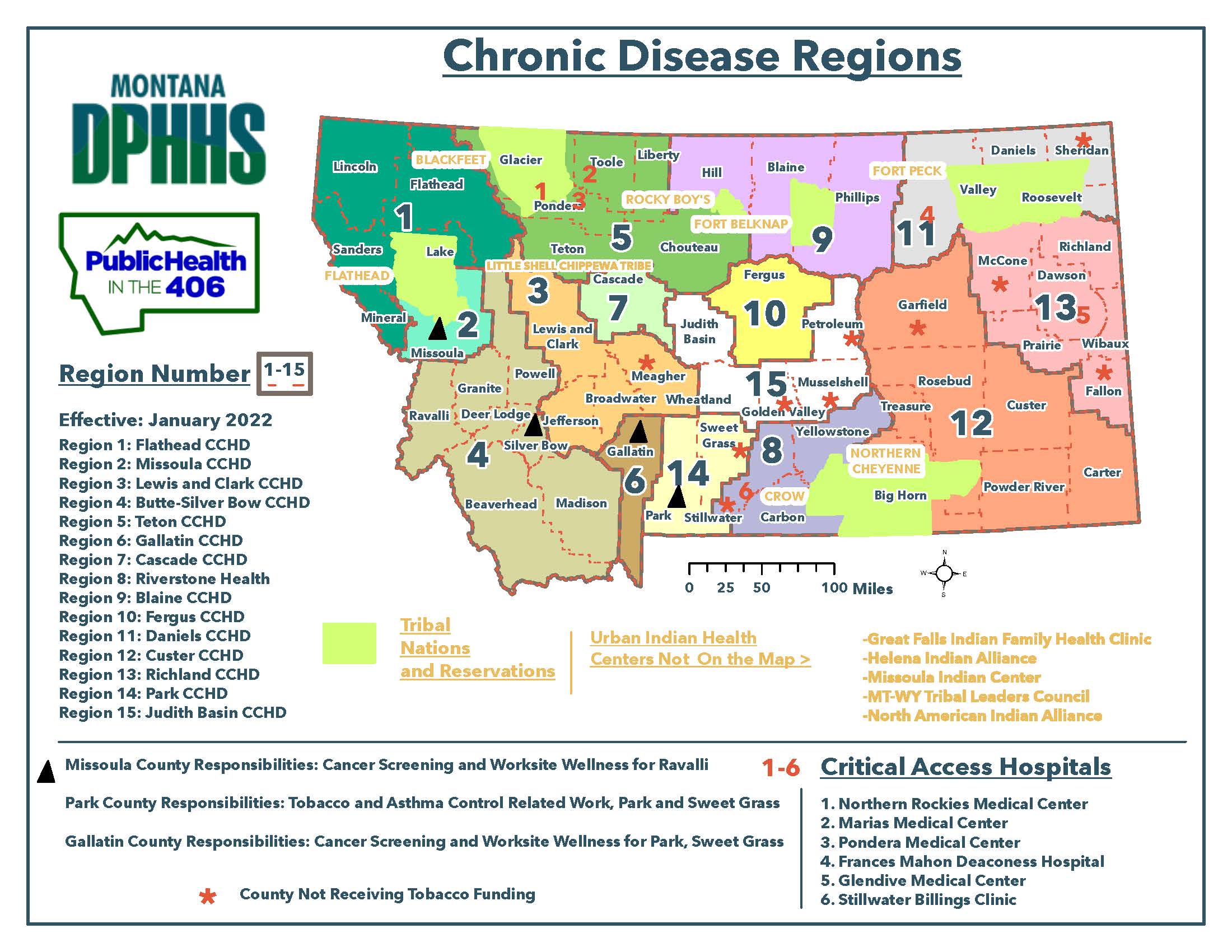 Chronic Disease Regional Map 2022