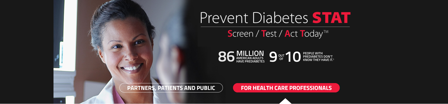 Prevent Diabetes Stat for Partners, Patients, and the Public