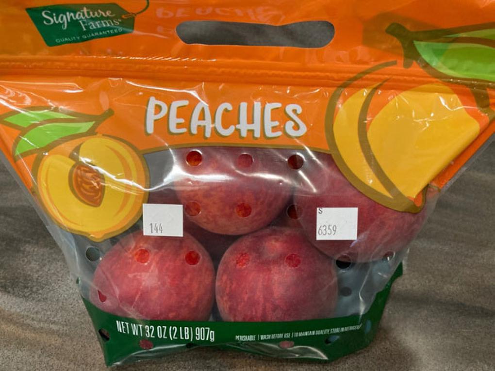 Recalled Peaches