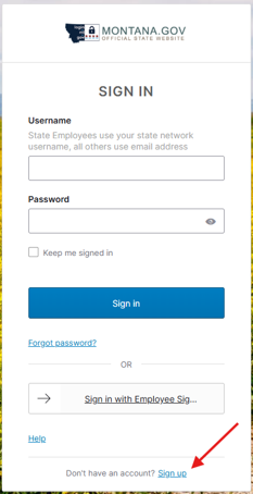 OKTA login box