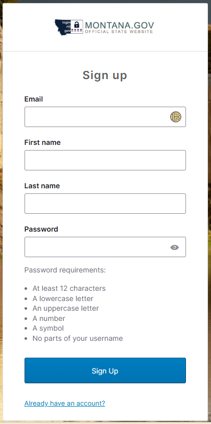 OKTA sign up information