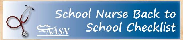 School Nurse Back to school checklist