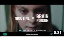 Nicotine = Brain Poison