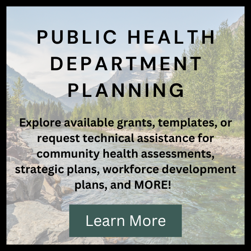 Public Health Department Planning