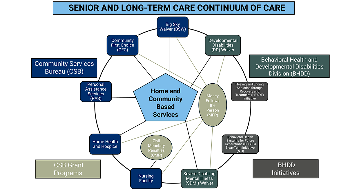 MT DPHHS SLTCD Continuum of Care