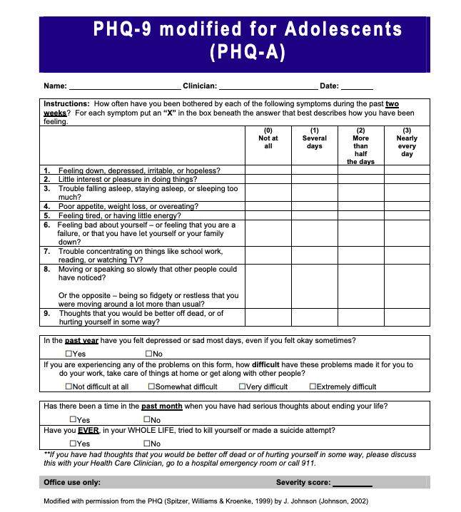 columbia suicide risk assessment scoring